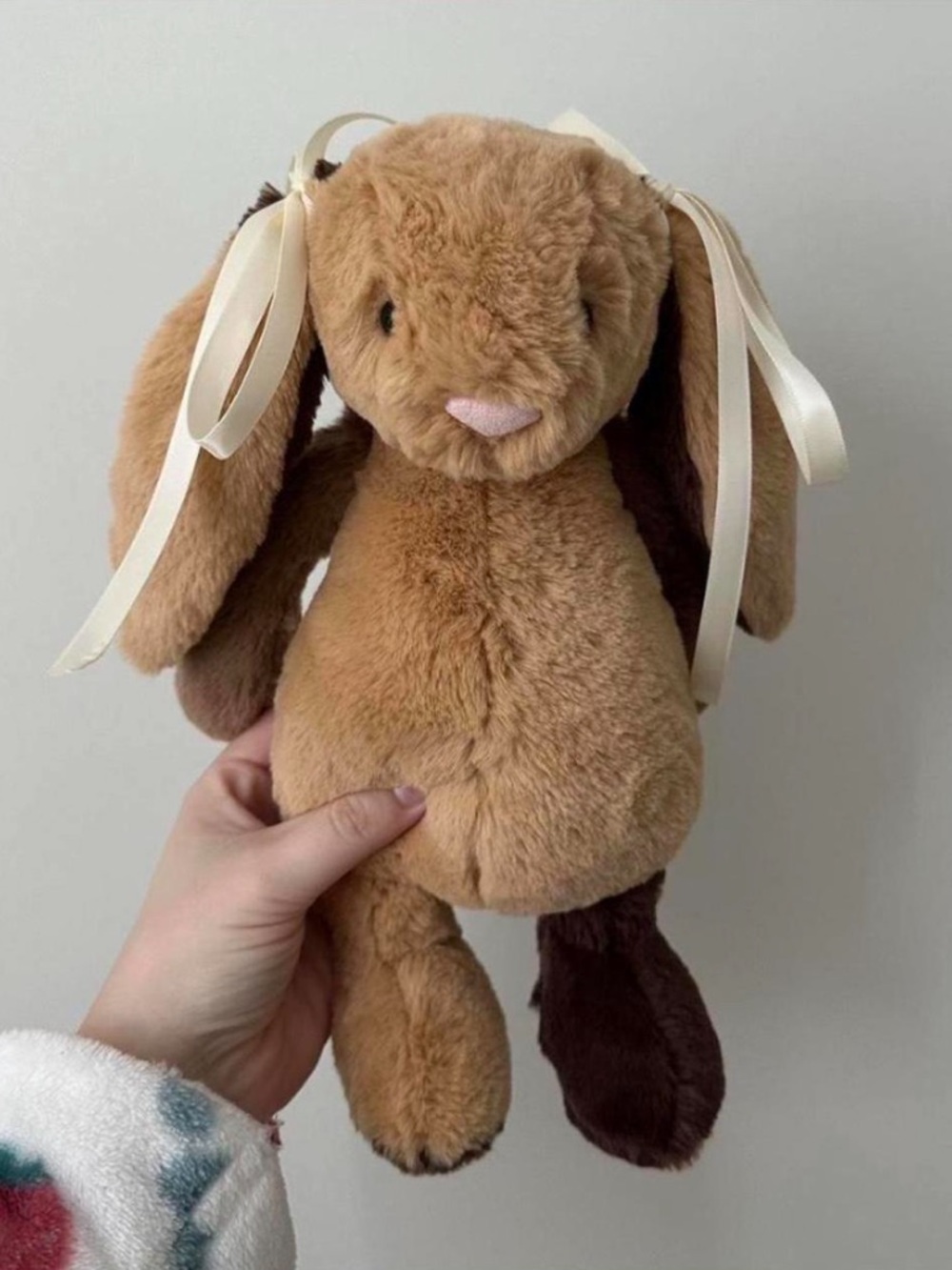 Jellycat Bashful Brown Patchwork Bunny